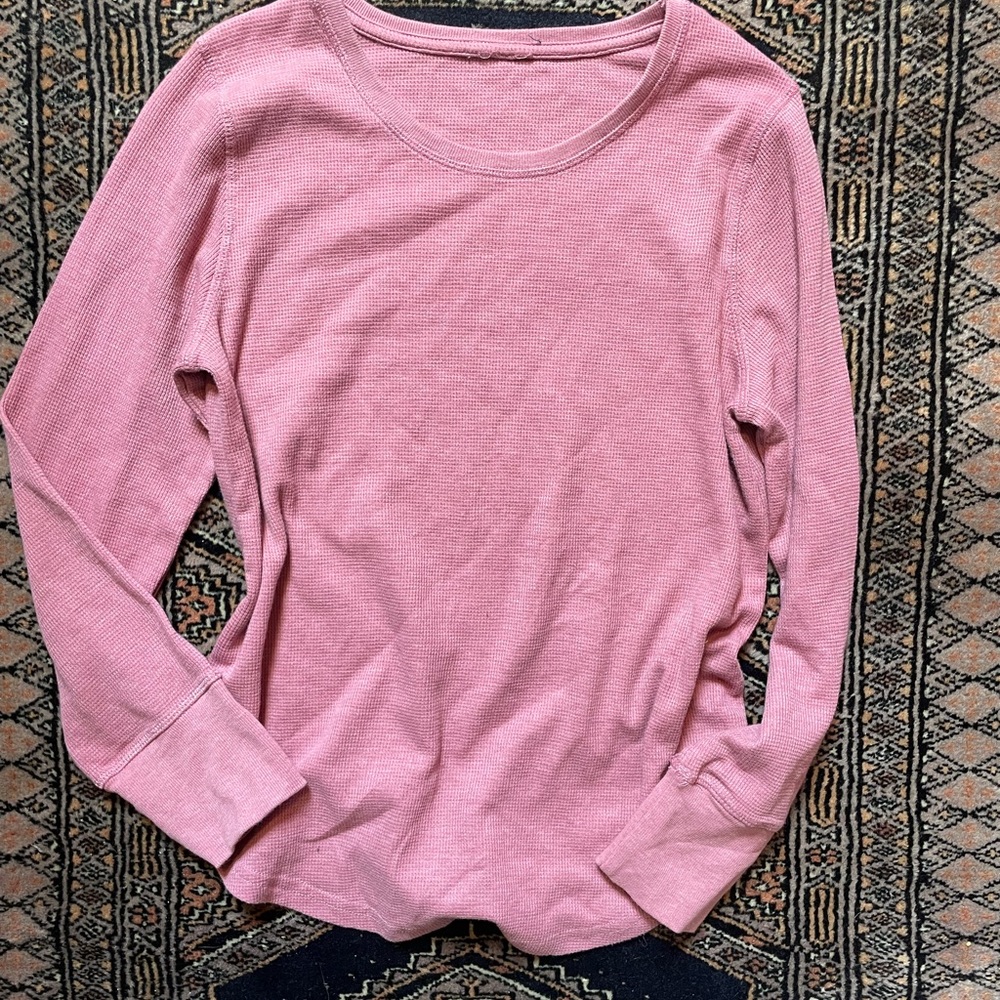 Pink Henley top